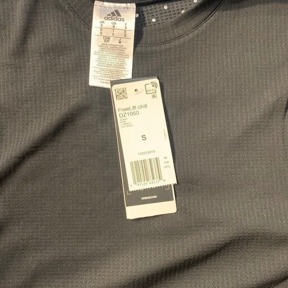 New Adidas Mens Freelift Climachill Tee Black - Picture 10 of 16